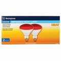 Westinghouse 2PK 250W R40 RED Lamp 395848